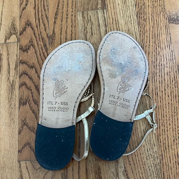 Vero cuoio sandals with diamond crystals size 7 EUC - Picture 4 of 5